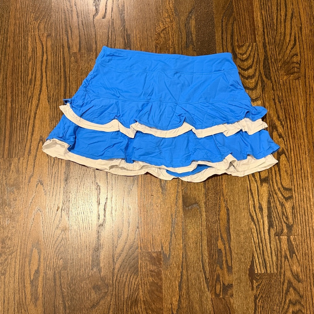 Lilly Pulitzer Blue and white Ruffle skort